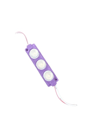 3 Ledli Modül Led Mor