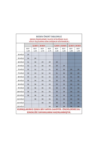 Cedy Denim Erkek Keten Yüksek Bel Lastikli Bol Kesim Pantolon C350 001