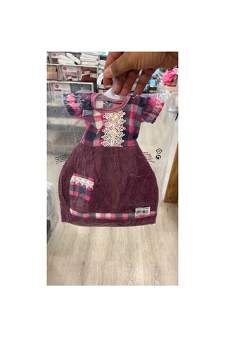 Elbise Mutfak Havlusu 20x30cm Pembe Çok Renkli