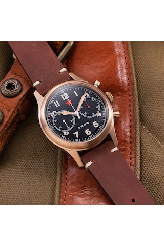 Red Star 40 Bronze-a Erkek Kol Saati Bronz