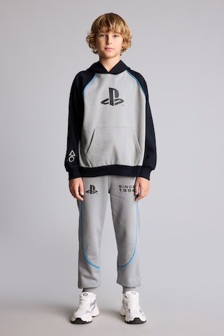 Defacto Playstation Oversize Dik Yaka Baskılı Kanguru Cepli Sweatshirt Erkek Çocuk I3674a826wngr198 Gri-gr198