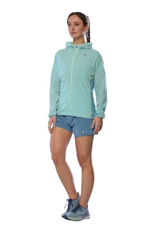 Mizuno Alpha Jacket Kadın Yağmurluk Yeşil Çok Renkli