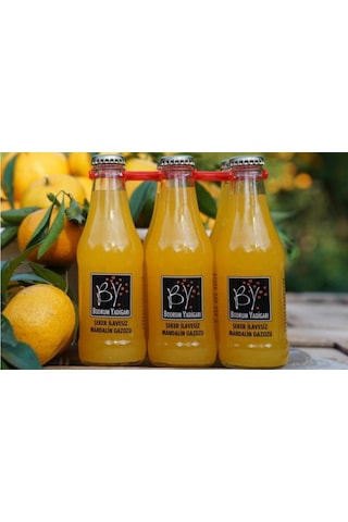 Bodrum Yadigarı Şeker İlavesiz Mandalin Gazozu 24 x 200 ML