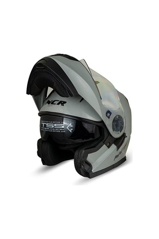 Ncr Çene Açılır Kask Cool Gri-xl