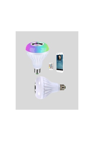 Akıllı Led Ampul E27 Uyumlu Ve Müzik Çalarlı Tasarım - Af3372-8492 Renkli