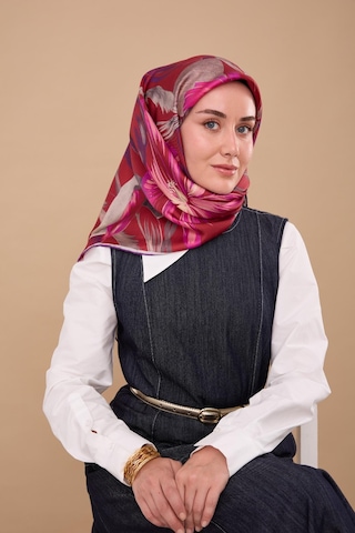 Silk Home Twill İpek Eşarp 11480-60 Bordo