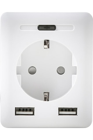 S-link Swapp SL-04 10A 2 USB 2.4 Ghz Wifi Tuya Destekli Akım Korumalı Akıllı Priz