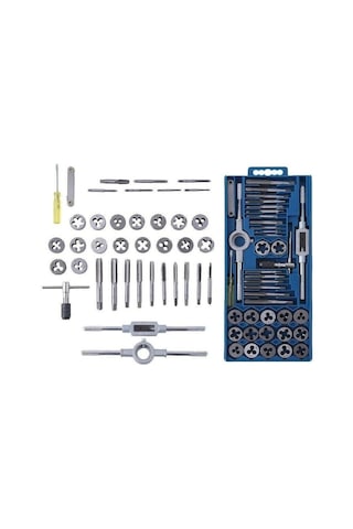 Valkyrie 40 Parça Klavuz Pafta Seti Metrik Set M3-m12 Arası 40lı Takım