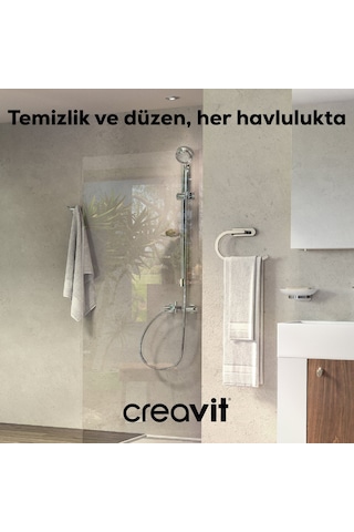 Creavit BR20212A Royale Askılık (İkili) Krom