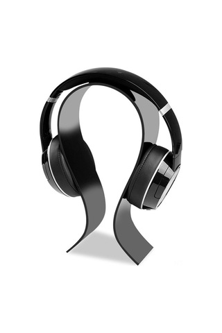 Kosona Siyah Akrilik Kulaklık Tutucu - U Şekilli, Dayanıklı, Kablolu/kablosuz Kulaklıklar İçin Sergi Ve Saklama Aracı