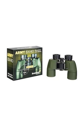 Levenhuk Army 8x40 Artıkıllı Binoküler Dürbün Siyah