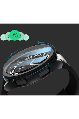 Galaxy Watch 6 Classic 43mm Sert Pc Kasa Ve Ekran Koruyucu Watch Gard 29
