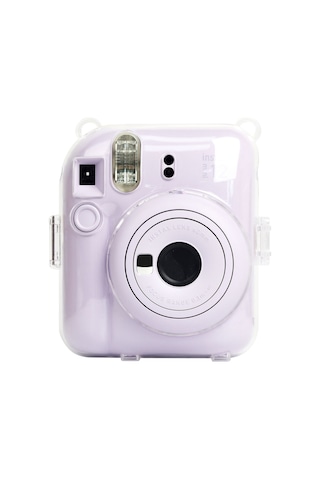 Instax Mini 12 Makine Uyumlu Şeffaf Koruyucu Kılıf-forsıbp079