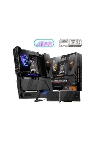 Msı Meg X870e Godlıke Wıfı-7 Ddr5 Hdmı Dp Pcıe 16x V5.0 Am5 Atx