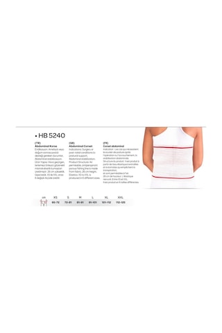 Doğum Sonrası Inceltmeye Yardımcı Sıklaştırıcı Abdominal Korse Çok Renkli