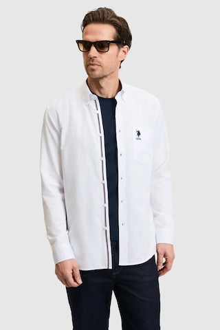 U.S. Polo Assn. U.s. Polo Assn. Erkek Beyaz Gömlek Basic 50324722-vr013