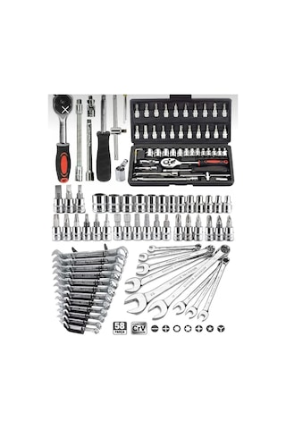 Lokma Takımı 58 Parça Otomatik Cırcırlı Set