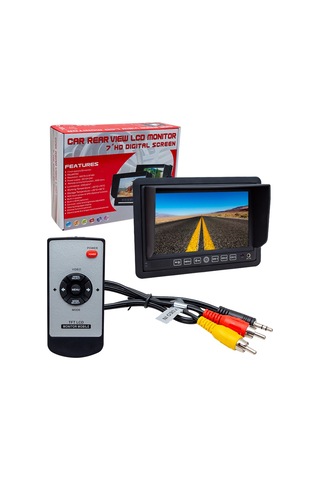 Ayt Powermaster Pm-5879 7 İnç 12-24 Volt 3 Kanal Av Girişli Oto Monitörü Araç İçi Monitör