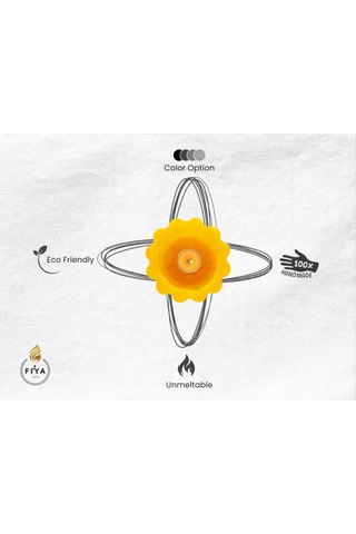 Fener Mum Bubble Short Turuncu Kavun Kokulu Dekoratif Mum