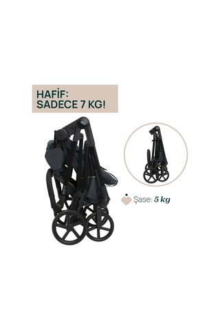 Chicco Seety Bebek Arabası Boston Grey 04087097530000