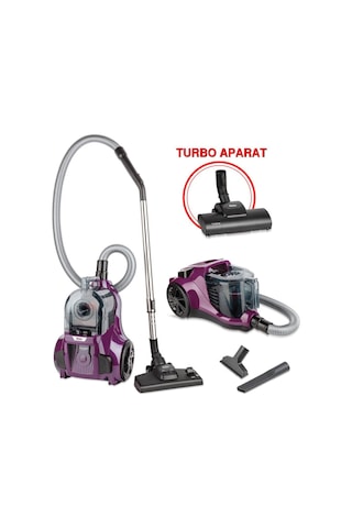 Fakir Ranger Comfort Turbo 890 W Başlıklı Toz Torbasız Elektrikli Süpürge