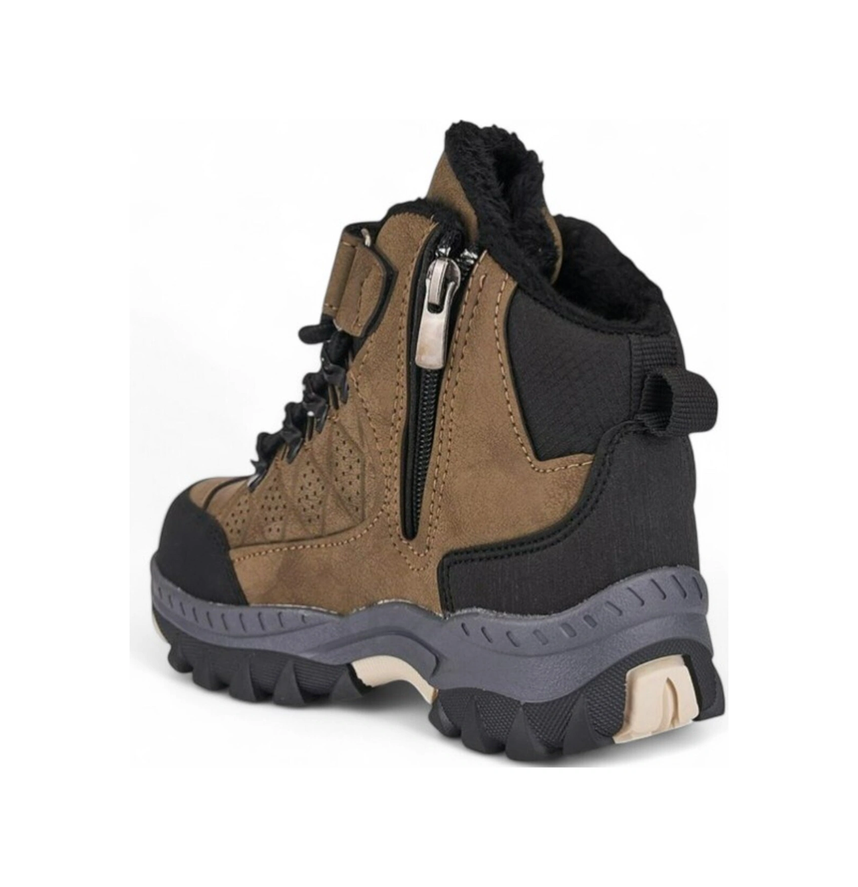 Unisex Çocuk Füme 0rtopedik Bot Kahve