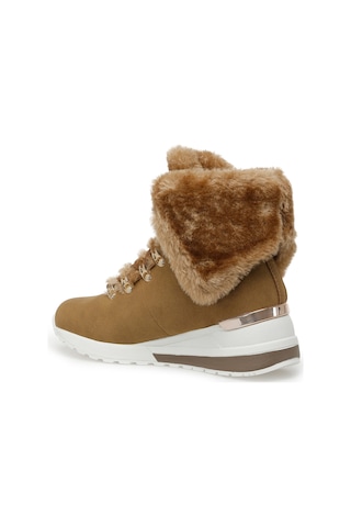 Nine West Akeda 2pr Camel Kadın Dolgu Topuk Bot Kahverengi