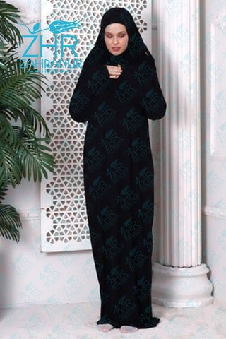 Lady Namaz Elbisesi -siyah Siyah
