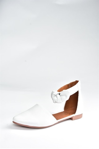 Fox Shoes Beyaz Kadın Babet H726761509 Beyaz