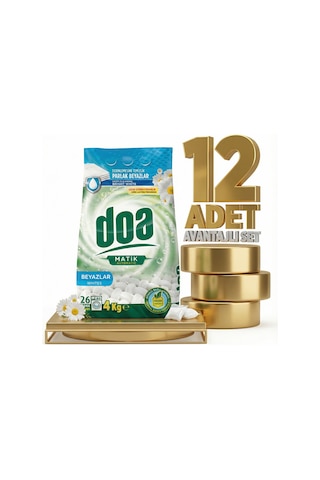 Doa Matik Deterjan Beyazlar 12x4 Kg