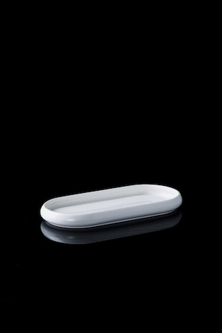 Acar Bianco Perla Porselen Kayık Tabak - 22,8 cm