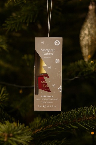 Pure Nail Strengthening Christmas Tree Bauble - The Belgravia - Yılbaşı Özel Tırnak Güçlendirici Kırmızı Oje 9ml