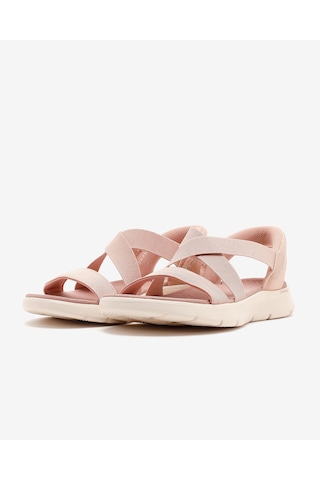 Skechers Go Walk Flex Sandal Kadın Pembe Sandalet 141489 Ros Pembe