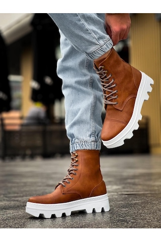 Knack Yüksek Taban Ayakkabı B-023 Taba Taba