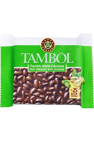 Kahve Dünyası Tambol Antep Fıstıklı Sütlü Çikolata 6 x 77 G
