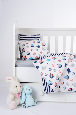 Patalena Home Pamuk 7 Parça Bebek Nevresim Takımı 100 x 150 CM