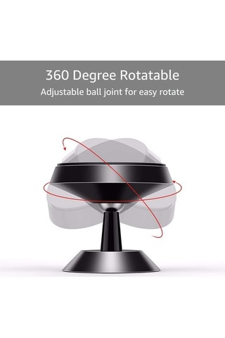 Createtech Manyetik Araç Tutucu İphone Uyumlu X/xs Telefon Dağı, Evrensel Mıknatıs, Siyah - -