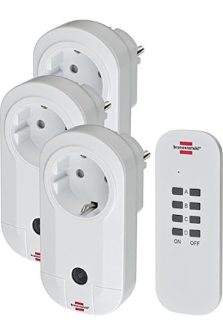 Comfort Line Uzaktan Kumandalı 3 Adet Tekli Priz 0