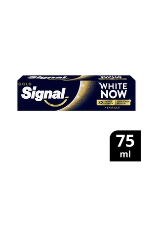 White Now Diş Macunu Gold 3 Kat Işıltı 75 Ml