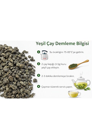 Yeni Harmancı Doğal Yeşil Çay Green Tea 100 Gr