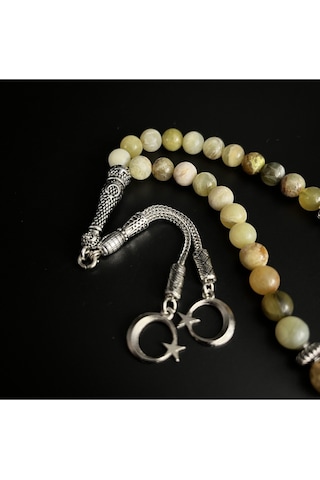 Yıldız Doğal Taş Sarı Opal 8mm 33lük Doğal Taş Tesbih