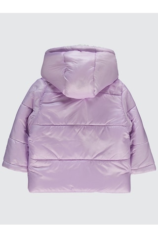 Civil Baby Kız Bebek Kapüşonlu Mont 6-18 Ay Lila Lila