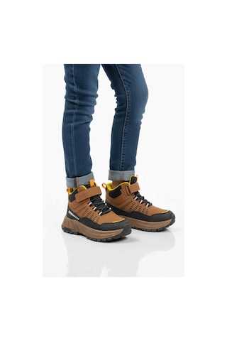 Taba Cırtlı Kaymaz Taban Erkek Çocuk Outdoor Bot Tiger F Taba