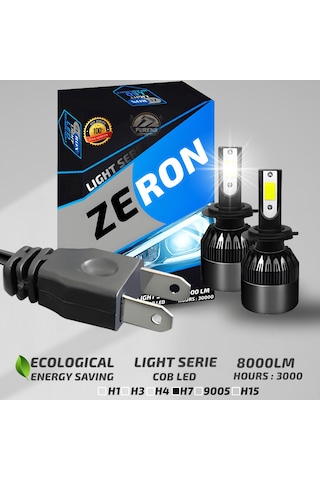 Citroen C4 2012-2017 Kısa Far Uyumlu Şimşek Etkili Led Xenon Light Series H7