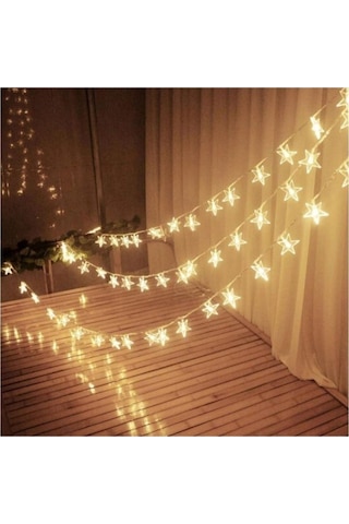 Larimar 3 Metre Yıldız Şekilli Led Işık - 9038334178271lmr Çok Renkli