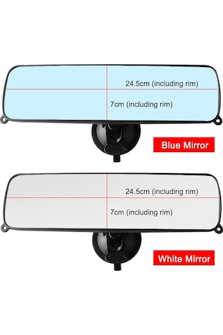 Besthome1 Geniş Görüş Alanlı Anti-parlak Mavi Dikiz Aynası - Czc-251 Blue, Yüksek Kaliteli Ve Görsel Konforlu