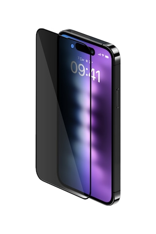Buff Apple iPhone 15 Pro Max Uyumlu 5d Privacy Ekran Koruyucu