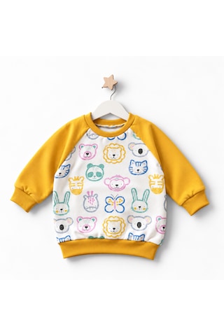 Bebe Bebek Sweatshirt Hardal Sarı