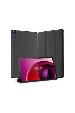 Dux Ducis Lenovo Uyumlu Tab M10 10.6 Domo Series Premium Deri Kılıf
