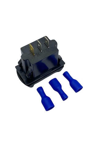 12v-24v Dijital Voltmetre Çift Ekran, Aynı Anda İki Ayrı Voltaj Anahtar Tipi Mavi Işık